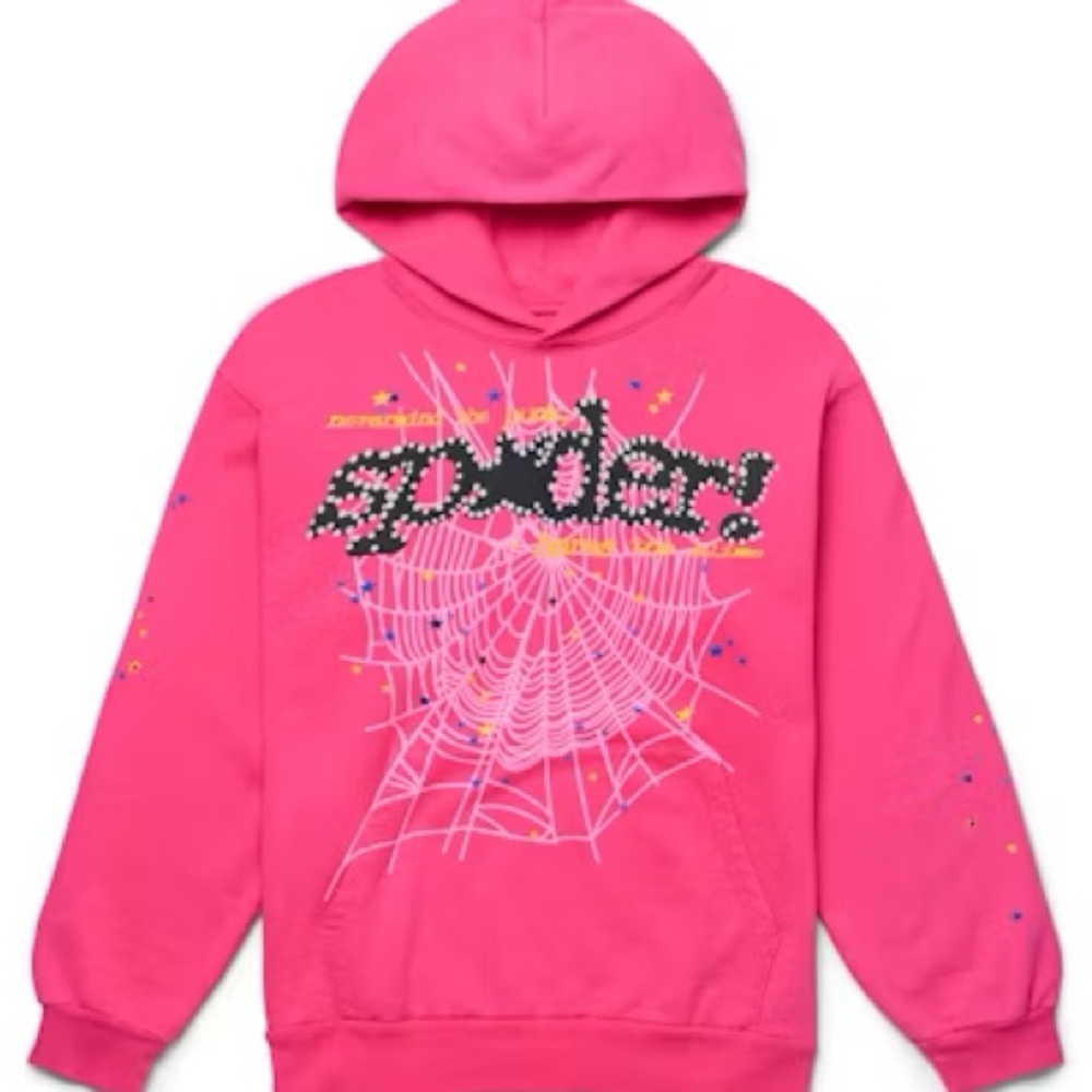 Sp5der P*NK V2 Hoodie